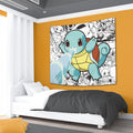 Squirtle Tapestry Custom Pokemon Manga Anime Room Decor 3 - PerfectIvy