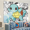 Squirtle Tapestry Custom Pokemon Manga Anime Room Decor 4 - PerfectIvy