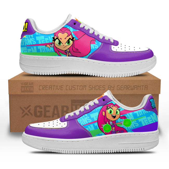Starfire Sneakers Custom Teen Titan Go Cartoon Shoes 2 - PerfectIvy