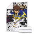 Suzaku Kururugi Blanket Fleece Custom Code Geass Anime Manga Bedding Room 3 - PerfectIvy