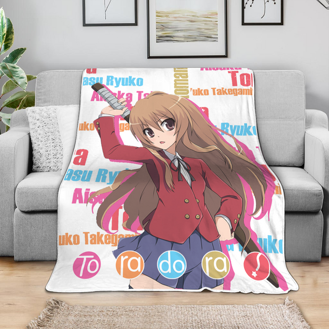 Taiga Aisaka Blanket Custom Toradora Anime Bedding 4 - PerfectIvy