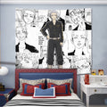 Takashi Mitsuya Tapestry Custom Tokyo Revengers Manga Anime Room Decor 3 - PerfectIvy