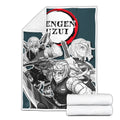 Tengen Uzui Fleece Blanket Custom Demon Slayer Anime Uniform Mix Manga Style 2 - PerfectIvy