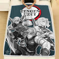 Tengen Uzui Fleece Blanket Custom Demon Slayer Anime Uniform Mix Manga Style 4 - PerfectIvy