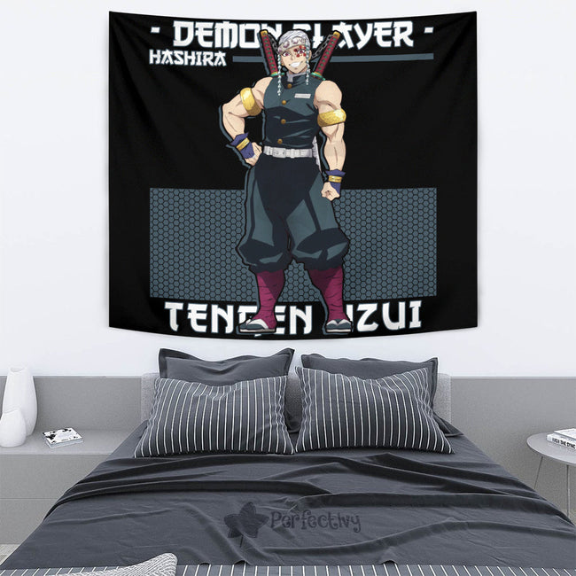 Tengen Uzui Tapestry Custom Demon Slayer Anime Home Decor 4 - PerfectIvy