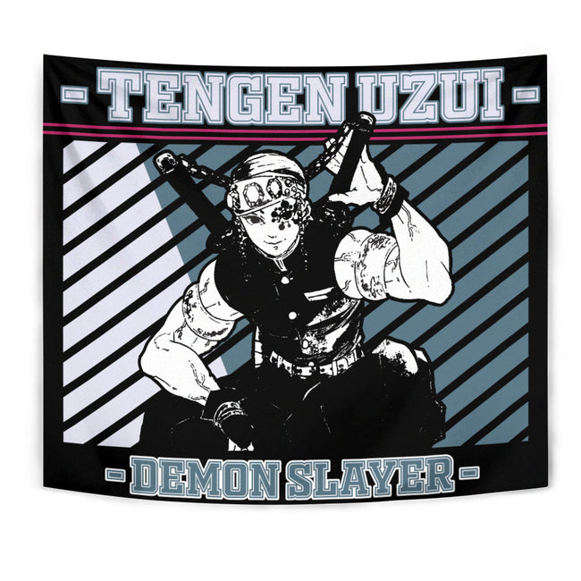 Tengen Uzui Tapestry Custom Demon Slayer Anime Home Wall Decor For Bedroom Living Room 1 - PerfectIvy
