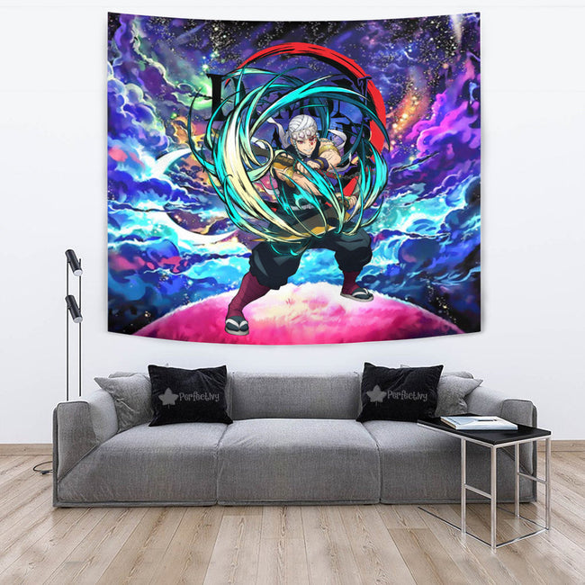 Tengen Uzui Tapestry Custom Galaxy Demon Slayer Anime Room Decor 2 - PerfectIvy