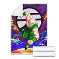 Tenshinhan Fleece Blanket Custom Dragon Ball Anime Galaxy Style 2 - PerfectIvy