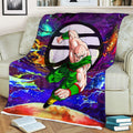 Tenshinhan Fleece Blanket Custom Dragon Ball Anime Galaxy Style 3 - PerfectIvy