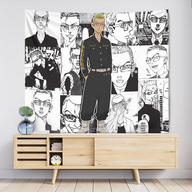 Tetta Kisaki Tapestry Custom Tokyo Revengers Manga Anime Room Decor 1 - PerfectIvy