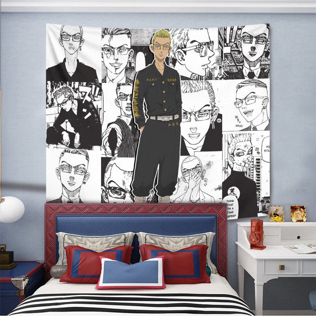 Tetta Kisaki Tapestry Custom Tokyo Revengers Manga Anime Room Decor 2 - PerfectIvy
