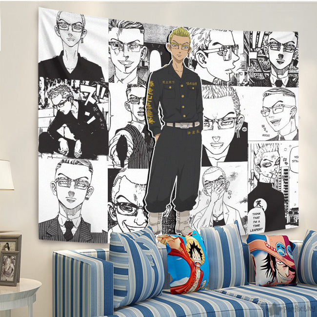 Tetta Kisaki Tapestry Custom Tokyo Revengers Manga Anime Room Decor 3 - PerfectIvy