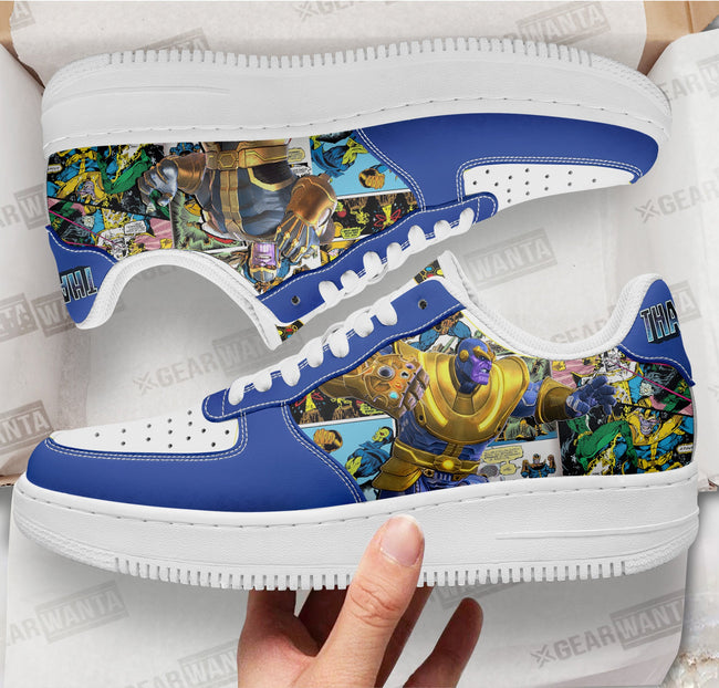 Thanos Sneakers Custom Superhero Comic Shoes 1 - PerfectIvy