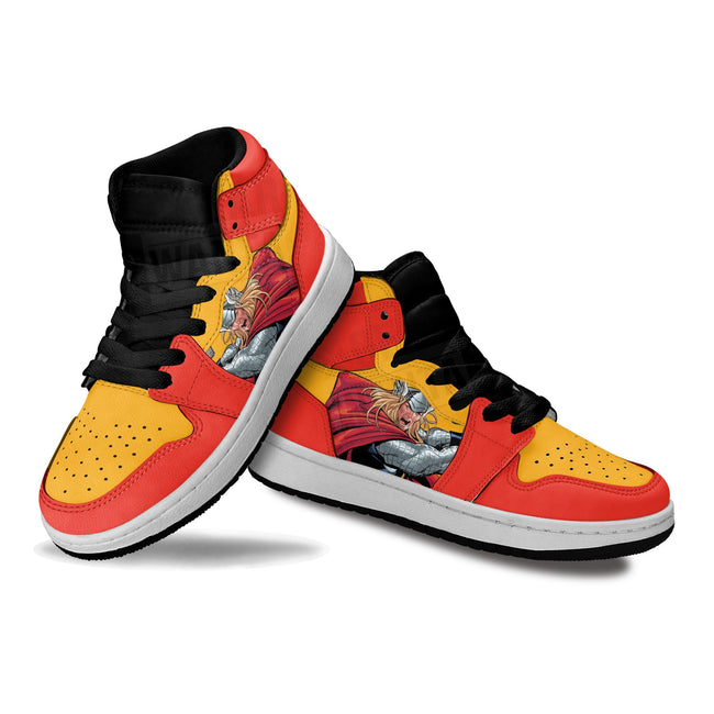 Thor Superhero Kid Sneakers Custom For Kids 6 - PerfectIvy