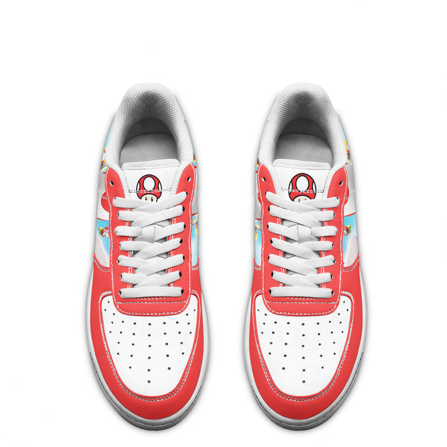 Toad Super Mario Sneakers Custom For Gamer Shoes 3 - PerfectIvy