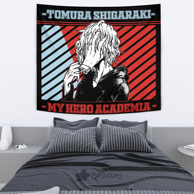 Tomura Shigaraki Tapestry Custom My Hero Academia Anime Home Wall Decor For Bedroom Living Room 2 - PerfectIvy