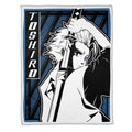 Toshiro Hitsugaya Blanket Fleece Custom Bleach Anime Bedding 3 - PerfectIvy
