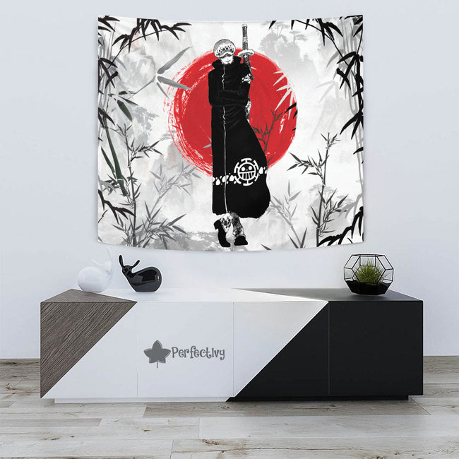 Trafalgar D Water Law Tapestry Custom One Piece Anime Room Decor 3 - PerfectIvy
