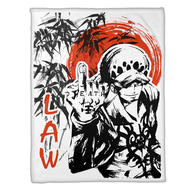 Trafalgar D. Water Law Blanket Custom One Piece Manga Anime Bedding 2 - PerfectIvy