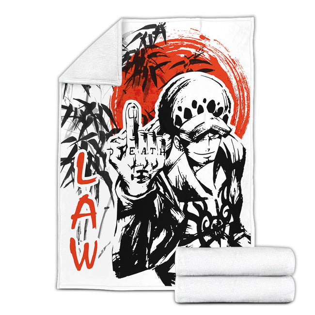Trafalgar D. Water Law Blanket Custom One Piece Manga Anime Bedding 3 - PerfectIvy