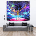 Trafalgar D. Water Law Tapestry Custom Galaxy One Piece Anime Room Decor 2 - PerfectIvy