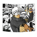 Trafalgar D. Water Law Tapestry Custom One Piece Anime Manga Room Wall Decor 1 - PerfectIvy