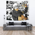 Trafalgar D. Water Law Tapestry Custom One Piece Anime Manga Room Wall Decor 3 - PerfectIvy