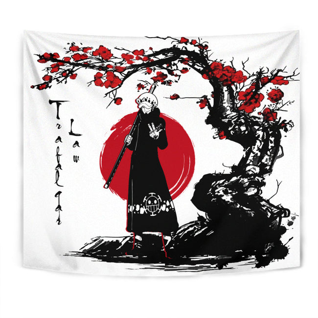 Trafalgar Law Tapestry Custom One Piece Anime Bedroom Living Room Home Decoration 1 - PerfectIvy