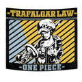 Trafalgar Law Tapestry Custom One Piece Anime Home Room Wall Decor 1 - PerfectIvy
