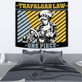Trafalgar Law Tapestry Custom One Piece Anime Home Room Wall Decor 2 - PerfectIvy
