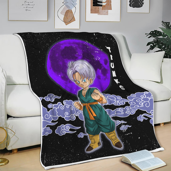 Trunks Blanket Custom Cloud Dragon Ball Anime Bedding 3 - PerfectIvy