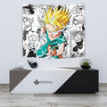 Trunks SSj Tapestry Custom Dragon Ball Anime Manga Room Decor 3 - PerfectIvy
