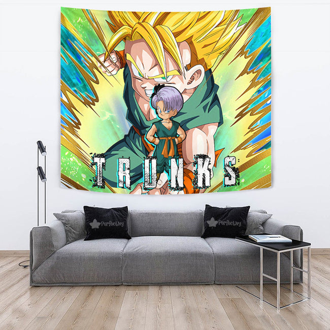 Trunks Tapestry Custom Dragon Ball Anime Home Decor 2 - PerfectIvy