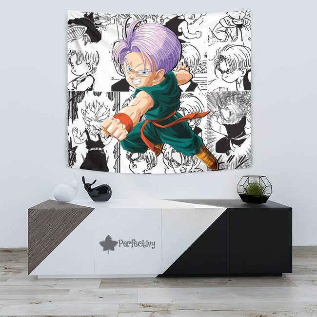 Trunks Tapestry Custom Dragon Ball Anime Manga Room Decor 3 - PerfectIvy