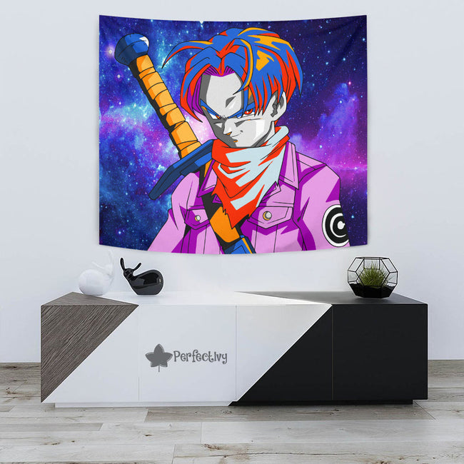 Trunks Tapestry Custom Dragon Ball Anime Room Wall Decor 3 - PerfectIvy