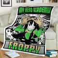 Tsuyu Asui Blanket Fleece Custom My Hero Academia Anime Bedding 3 - PerfectIvy