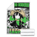 Tsuyu Asui Blanket Fleece Custom My Hero Academia Anime Bedding 4 - PerfectIvy