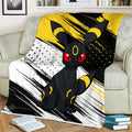 Umbreon Blanket Fleece Custom Pokemon Anime Bedding 2 - PerfectIvy