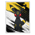 Umbreon Blanket Fleece Custom Pokemon Anime Bedding 3 - PerfectIvy