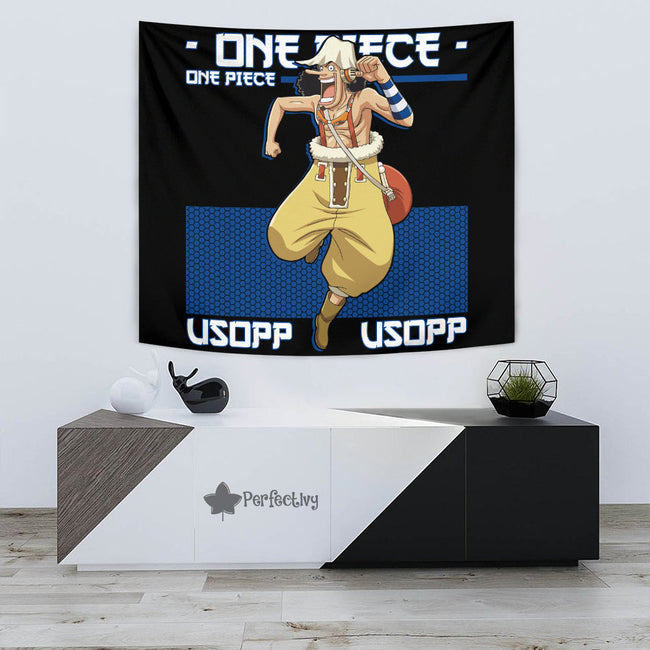 Usopp Tapestry Custom One Piece Anime Room Decor 3 - PerfectIvy
