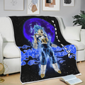Vegeta Blue Blanket Custom Cloud Dragon Ball Anime Bedding 3 - PerfectIvy