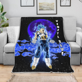 Vegeta Blue Blanket Custom Cloud Dragon Ball Anime Bedding 4 - PerfectIvy