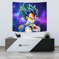 Vegeta Blue Tapestry Custom Dragon Ball Anime Room Decor 3 - PerfectIvy