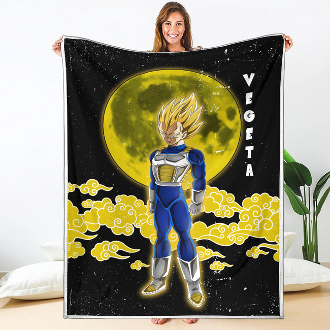 Vegeta SSJ Blanket Custom Cloud Dragon Ball Anime Bedding 1 - PerfectIvy
