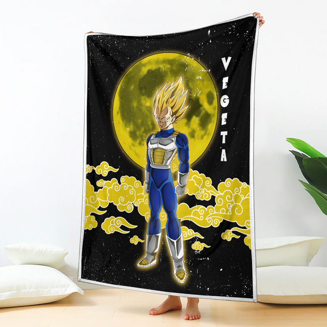 Vegeta SSJ Blanket Custom Cloud Dragon Ball Anime Bedding 2 - PerfectIvy