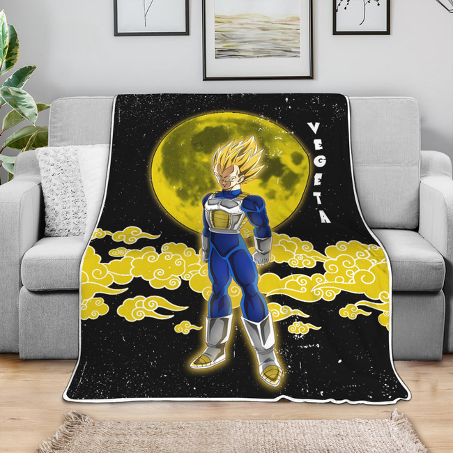 Vegeta SSJ Blanket Custom Cloud Dragon Ball Anime Bedding 4 - PerfectIvy