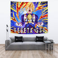 Vegeta SSJ Tapestry Custom Dragon Ball Anime Home Decor 2 - PerfectIvy