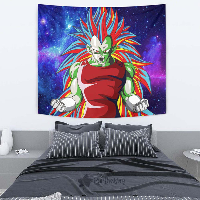 Vegeta SSJ Tapestry Custom Dragon Ball Anime Room Wall Decor 2 - PerfectIvy