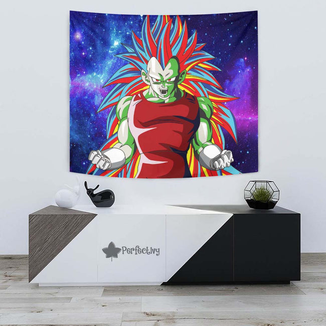 Vegeta SSJ Tapestry Custom Dragon Ball Anime Room Wall Decor 3 - PerfectIvy