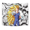 Vegeta SSj3 Tapestry Custom Dragon Ball Anime Manga Room Decor 1 - PerfectIvy
